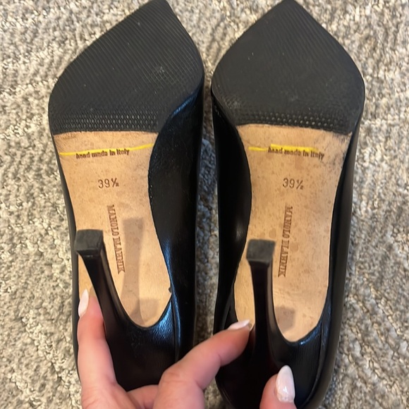 Manolo 39.5 black heels - Picture 6 of 8